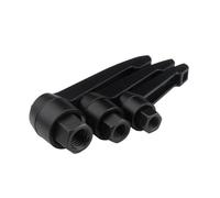 ZONSHJDKR 1PCS M4 M5 M6 M8 M12 M14 M16 Clamping Lever Machinery Handle Screws Bolt Adjustable Locking External Male Thread Knob(M16)