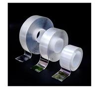 ZONSHJDKR Double sided tape, Wall Sticker Double Side Tape Feature Self-Adhesive Silicone for Bathroom Kitchen Accessories 1M/2M/3M/5M(Width 2cm,2 meters)