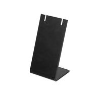 ZONSHJDKR Earring Display Stands 6Pcs L-Shape Jewelry Marketing Holders Ear Stand for Shows(Black)