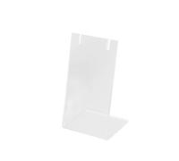 ZONSHJDKR Earring Display Stands 6Pcs L-Shape Jewelry Marketing Holders Ear Stand for Shows(Clear)