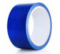 ZONSHJDKR Glow in The Dark Tape, Warning 48mm X 15m, PVC Adhesive Marking Barrier, Tapes Roll - Lane + Social Distancing(Blue)