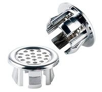 Zonster 1pc Sink Overflow Ring, Kitchen Bathroom Sink Hole Round Overflow Cover Basin Trim Overflow Drain Cap Cover Insert (random Style)