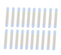 Zonster 20pcs Light Night Float Rod Lights Dark Stick Useful Fishing Fluorescent Lightstick, Transparent, 25x3.0mm