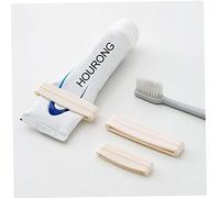 Zonster 3pcs/set Toothpaste Tube Squeezer Clip Cosmetic Cleansing Milk Toothpaste Rolling Tube Squeezer Grey