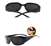 Zonster Black Unisex Eyesight Vision Care Anti-fatigue Glasses Vision Improve Pinhole Glasses for Eye Training Exercise