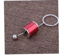 Zonster Car Shifter Keyring Gear Stick Keyring Metal Alloy Key Chains Multicolor Auto Gear Shifter Model Car Keys, Red, One Size