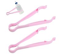 Zonster Infant Bottle Clip Skidproof Baby Feeding Bottle Tongs Holder 2pc Sterilized Forceps Heat Resistant