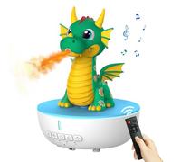 ZONSUSE Aromatherapy Dragon Humidifier, 200ML Essential Oil Diffuser with Remote & Timer, White Noise Machine with 10 Soothing Sounds, Cute Small Humidifiers for Kids Bedroom, Home, Office (Green)