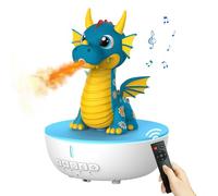 ZONSUSE Aromatherapy Dragon Humidifier, 200ML Essential Oil Diffuser with Remote & Timer, White Noise Machine with 10 Soothing Sounds, Cute Small Humidifiers for Kids Bedroom, Home, Office (Blue)