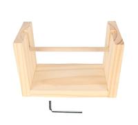 zontal Yarn Holder, Wooden Yarn Stand, 20cm dle Length for Crocheting, DIY Yarn Holder for Sewing Quilting Embroidery, Includes Ss and Hex Wrench