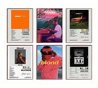 ZONTO Frank Ocean Signed Limited Posters Music Album Cover Posters Print Set of 6 Room Aesthetic Canvas Wall Art for Teens Dorm Decor 8x10 inch Unframed