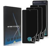 zonyee 3 Pack Privacy Screen Protector for Google Pixel 6A, [Not Glass] Anti-Spy Full Adhesive Flexible TPU Film for Google Pixel 6A, 3D Curve Fit,[Support Fingerprint Reader][Scratch Resistant]