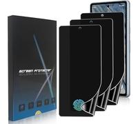 zonyee 3 Pack Privacy Screen Protector for Google Pixel 7A, [Not Glass] Anti-Spy Self-Healing Flexible TPU Hydrogel Film for Pixel 7A, Support Fingerprint Reader, Scratch Resistant, Easy Installation