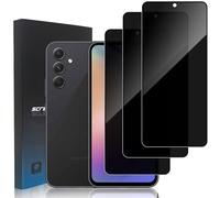 zonyee 3 Pack Privacy Screen Protector for Samsung Galaxy A54 5G 6.4", 9H Hardness Anti-Spy Full Adhesive Coverage Tempered Glass Film for Samsung Galaxy A54 [Not Support Fingerprint Reader]