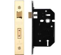 Zoo 3 Lever Mortice Sashlock Brass 64mm