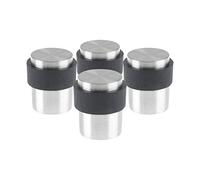 ZOO 4 X 1 x Door stop 41mm in satin stainless steel for floor mounting, fixings included.