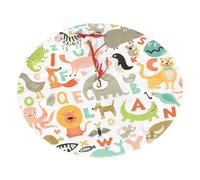 Zoo Alphabet Animal Printing Christmas Tree Skirt,Decorations Trees Skirts Xmas Cover For Merry Christmas Festive Decor