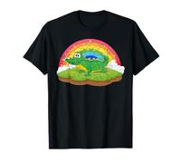 Zoo Animal Alligator Wild Reptile Cute Rainbow Crocodile T-Shirt