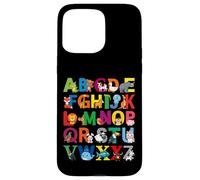 Zoo Animal Alphabet ABCs Learning Cute Kindergarten Teacher Case for iPhone 15 Pro Max