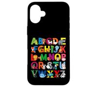 Zoo Animal Alphabet ABCs Learning Cute Kindergarten Teacher Case for iPhone 16 Plus