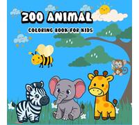 Zoo Animal Coloring Book for Kids: Zoo Animal Coloring Book for Kids | 190 Fun & Easy-to-Color Pages Featuring Lions, Elephants, Giraffes, and More! Perfect for Ages 4-10