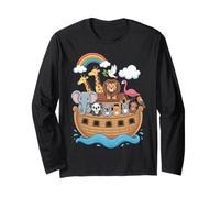 Zoo Animal Noah's Ark Religion Zoo Keeper Wildlife Trip Zoo Long Sleeve T-Shirt