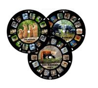 Zoo Animal Reels for Viewfinder Compatible with Viewmaster and Image3D Viewers. Set of 3 (Reels Only)