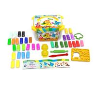 Zoo Animals Box Modeling Set With Colour Dough - Arts and Crafts for Kids - Modelling and Sculpting Playdough Set - Creative Activity Kit