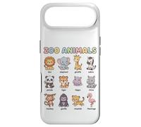 Zoo Animals Chart for Kids Animal Learning Case for iPhone Air