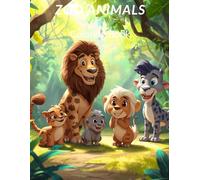 Zoo animals coloring book