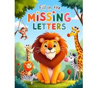 ZOO Animals Fill in the Missing Letters: Perfect Gift