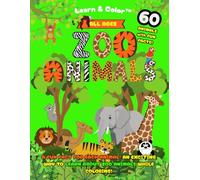 ZOO ANIMALS Learn & Color Series Coloring Book (Learn & Color Series Coloring Books)