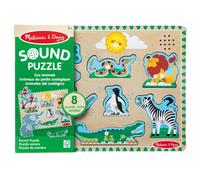 Zoo Animals Sound Puzzle Kids Wooden Learning Toy Educational Gift