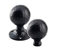 ZOO Ball Rim Mortice Knob 55mm Dia - 1.5” in Black Antique FF415R