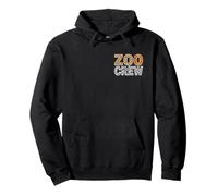 ZOO CREW Leopard Tiger Giraffe Zebra Animal Print Group Trav Pullover Hoodie