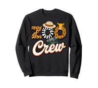 Zoo Crew Safari Animals Wildlife School Field Day Teacher Sweatshirt
