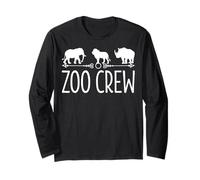Zoo Crew Safari Fans Wildlife Jungle Animal Lover Zoo Keeper Long Sleeve T-Shirt