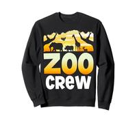 Zoo Crew Safari Wildlife Animal Team Jungle Fun Kids Sweatshirt