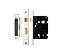 Zoo Hardware 3 Lever Sash Lock 2.5inch Satin Stainless - Door Lock - ZSC364SS