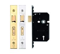 Zoo Hardware 5 Lever Mortice Door Fire Rated Sash Lock (Keyed Alike/Differ) 2 ½" (64mm) Keyed To Differ Stainless Steel