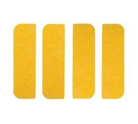 Zoo Hardware Euro 2mm Intumescant Hinge Pads for Fire Doors, Interdens, Unfinished, Metal, 100mm x 30mm