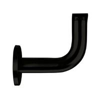 Zoo Hardware Handrail Bracket in Stainless Steel, MATT Black