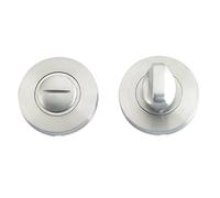 Zoo Hardware Privacy Lock Thumb Turn and Release in Stainless Steel - Polished Stainless Steel