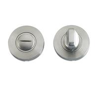 Zoo Hardware Privacy Lock Thumb Turn and Release in Stainless Steel - Satin Stainless Steel