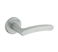Zoo Hardware Santiago Lever On Rose Satin Chrome