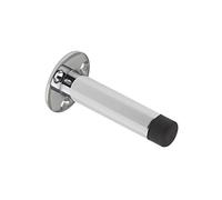 Zoo Hardware ZAB07BCP - Polished Chrome Wall Mounted Hollow Projection Cylinder Skirting Door Stop with Rose