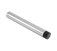 Zoo Hardware ZAB12CP - Polished Chrome - 100mm Cylinder - Solid Projection Door Stop - Rubber Tipped - WITHOUT Rose/Backplate
