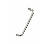 Zoo Hardware ZCSD300BP 19mm D Pull Handle - 300mm Centers - Grade 304 - Bolt Through Fixings Polished Stainless Steel