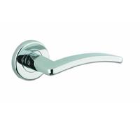 Zoo Hardware ZCZ030-CP Toledo Lever on Rose - Push on Rose
