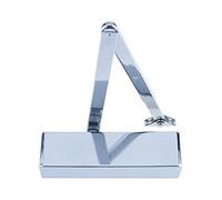 Zoo Hardware ZDC0024 Size 2-4 Door Closer - Silver Finish, Metal, Suitable for Doors Up to 80kg, 1100mm Wide, Adjustable Speed, 10 Year Warranty
